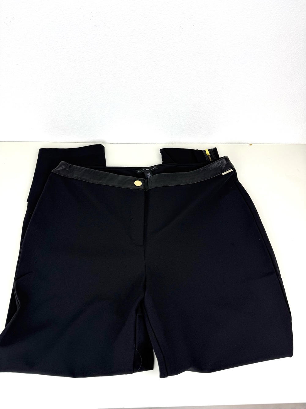 Black Label by Chico's Dress Pants Black 2.5